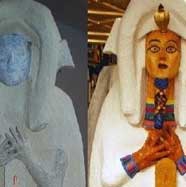 Paper Mache Sarcophagus